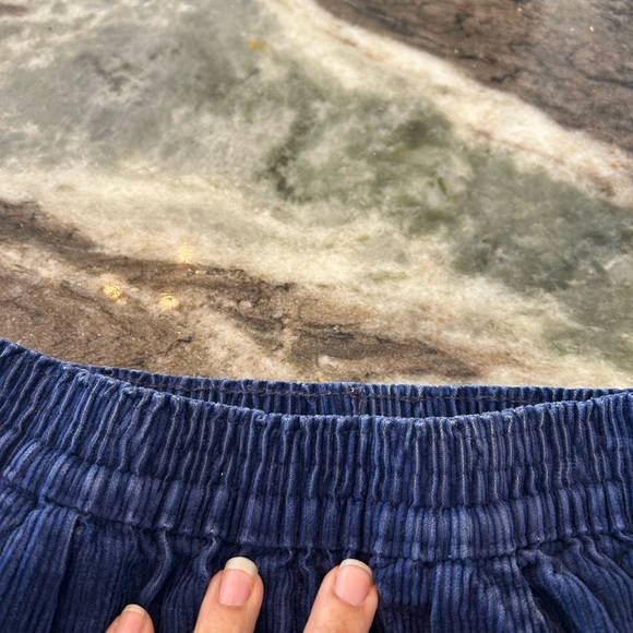 VINTAGE 90’s Oshkosh Navy Corduroy Trousers 4t made in USA have wear - Picture 5 of 7